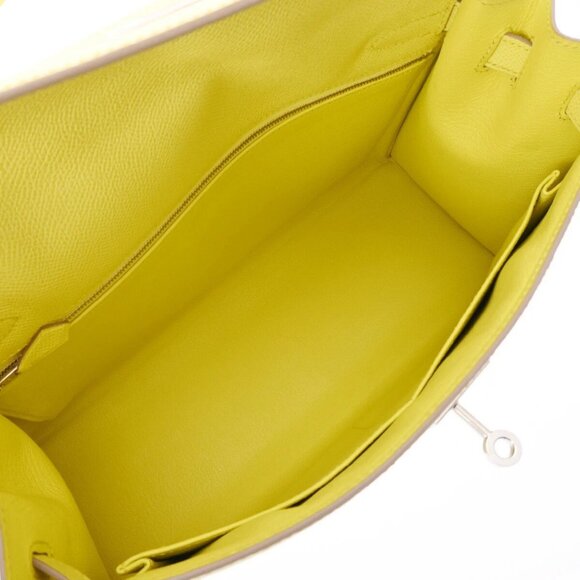 HERMES Kelly 32 Outer stitch 2WAY Soufre hand bag 800000130596000 - Picture 8 of 12